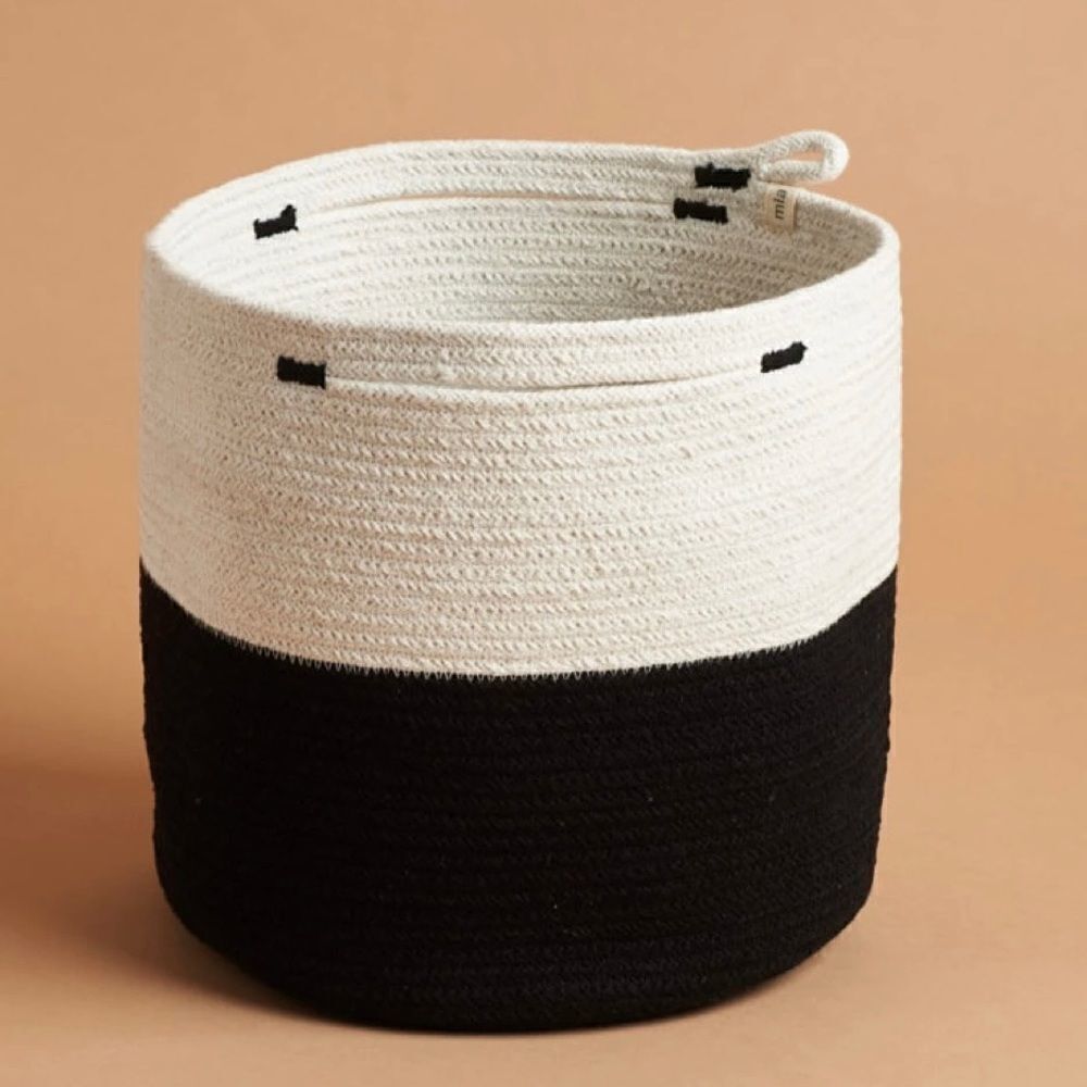 Mia Mélange Foldable Cotton Basket